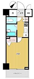 トーシンフェニックス日本橋蛎殻町 1Kの間取図画像