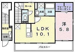 さくらガーデン 1LDKの間取図画像