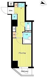 ステージファースト目白 1Kの間取図画像