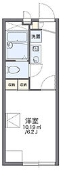 レオパレスカサベルデ 1Kの間取図画像