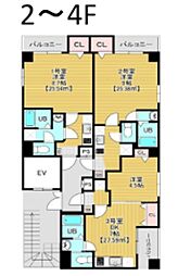 Bloom南千住 ワンルームの間取図画像