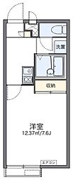 レオパレスけやき通りハイツ 1Kの間取図画像