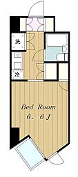 ドミトリー原町田 ワンルームの間取図画像