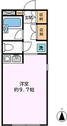 弥栄レジデンス本町第2 ワンルームの間取図画像