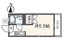 ソネットハイツ ワンルームの間取図画像