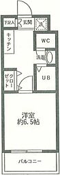 スチューデントパーク府中 1Kの間取図画像