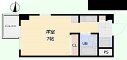 ドムス・セラシィ 1Kの間取図画像