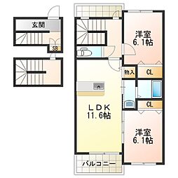 Casaあびこ道 3階/-