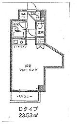 シェモア荻窪 1Kの間取図画像
