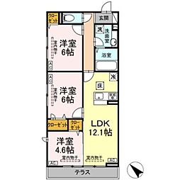 JR横浜線 八王子みなみ野駅 徒歩25分 3階/-