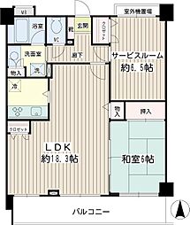 ナイスアーバン平間 1SLDKの間取図画像