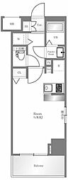 グランシアタワー亀戸 1Kの間取図画像