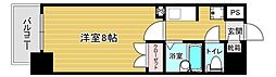 リファレンス駅南 1Kの間取図画像