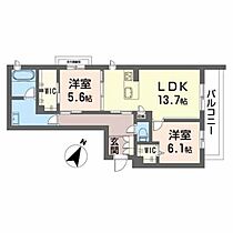 シャーメゾン桜 A0302 ｜ 福岡県福岡市中央区今川１丁目23区448（賃貸マンション2LDK・3階・68.45㎡） その2