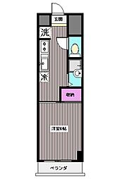 ニューハイム西台 1Kの間取図画像