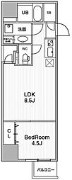 URBANFLATSIkebukuroPremium 1LDKの間取図画像