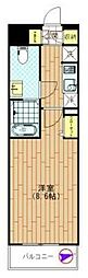 アリーチェ練馬北町 1Kの間取図画像