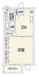 間取図画像 1DK