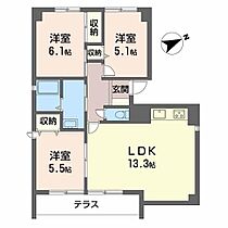 アイエフヴィラ甲子園 0101 ｜ 兵庫県西宮市甲子園浜田町10-28（賃貸マンション3LDK・1階・70.10㎡） その2