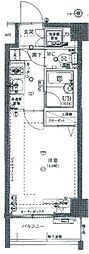 スパシエアルマール浮間公園 1Kの間取図画像