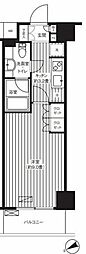 王子神谷パークサイドハイツ 1Kの間取図画像
