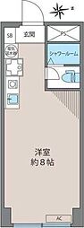 山王アーバンライフ ワンルームの間取図画像