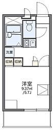 レオパレスグランシャリオ 1Kの間取図画像