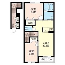 プチデイジア 00202 ｜ 千葉県君津市西坂田３丁目4-4（賃貸アパート2LDK・2階・61.93㎡） その2