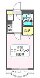 ホロンプラザ行徳 1Kの間取図画像