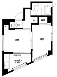 パール吉祥寺 2Kの間取図画像