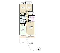 パーク・ノヴァ大船 3LDKの間取図画像