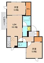 ドゥーメゾン田尻 202 ｜ 千葉県市川市田尻５丁目6-3（賃貸アパート2LDK・2階・50.61㎡） その2