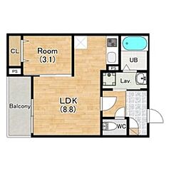 物件の間取り