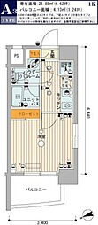 スカイコート池袋西壱番館 1Kの間取図画像