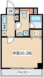 WHITESTAGE 1Kの間取図画像