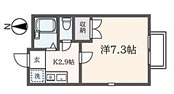 ザ・コンフォートプレイス 1Kの間取図画像