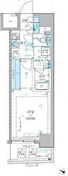VERXEED横濱大通り公園 1Kの間取図画像