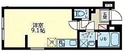 RCレジ亀戸 ワンルームの間取図画像