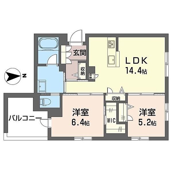 カーサ　アルテ　II 00102｜東京都北区浮間４丁目(賃貸マンション2LDK・1階・61.35㎡)の写真 その2