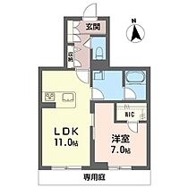 ロコ・ソラーレ 00103 ｜ 埼玉県和光市中央１丁目1692-10、1693-1（賃貸アパート1LDK・1階・46.72㎡） その2