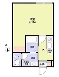 ＰＨＯＳ八王子 1階1Kの間取り