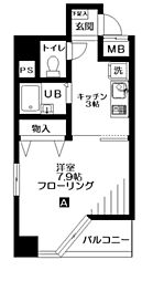 ジョワ・メゾン田端 1Kの間取図画像