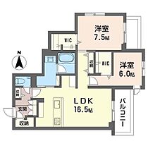 ククナ 00108 ｜ 埼玉県戸田市笹目１丁目30-18（賃貸マンション2LDK・1階・72.67㎡） その2