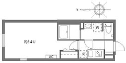セレヌコート池袋本町 1Kの間取図画像