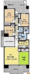 オラリオンサイト4番館 4LDKの間取図画像