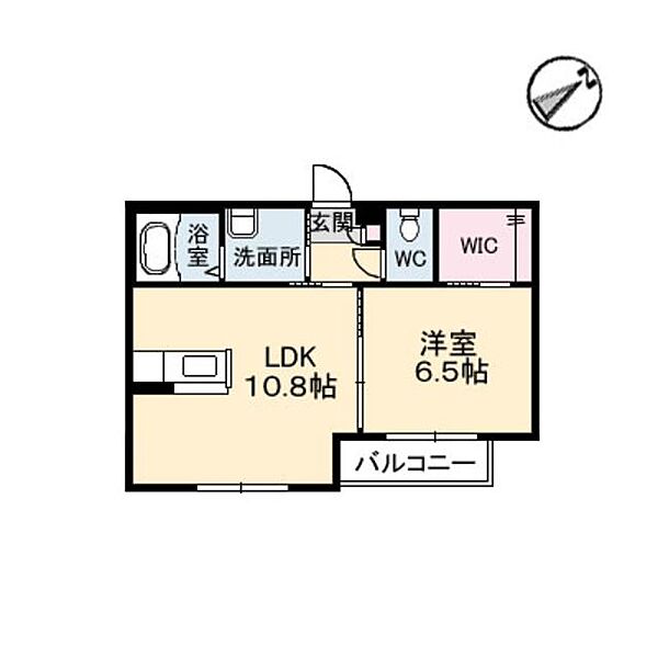 ハッピーハイツ A0202｜鳥取県米子市河崎(賃貸アパート1LDK・2階・40.38㎡)の写真 その2