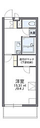 レオパレスイーグル3 1Kの間取図画像