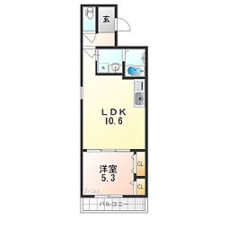 近鉄南大阪線 今川駅 徒歩6分 2階/-