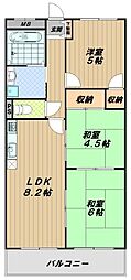 ベルトピア西明石7 3LDKの間取図画像