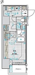 ブライズ王子 1Kの間取図画像